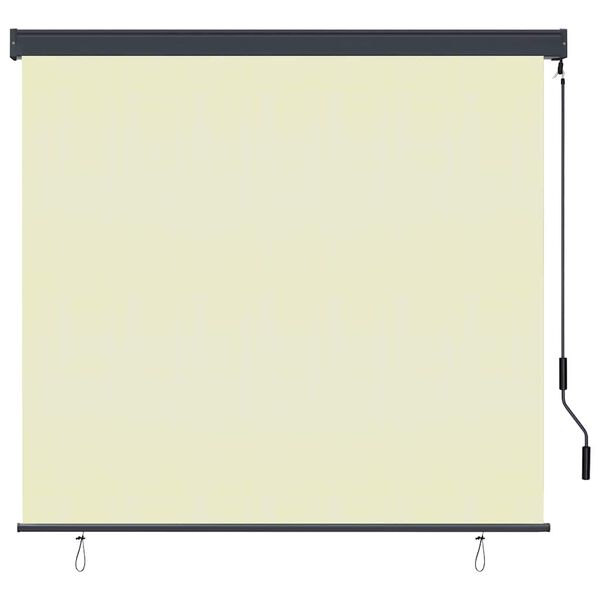 vidaXL Outdoor Roller Blind 170x250 cm Cream