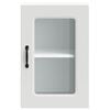 vidaXL Kitchen Wall Cabinet with Glass Door Kalmar White Engineered Wood
