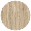 vidaXL Table Top &Oslash; 70 x 1.5 cm Round Engineered Wood Sonoma Oak