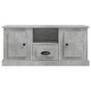 vidaXL TV Cabinet Concrete Grey 100x35.5x45 cm Engineered Wood