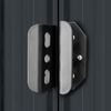 vidaXL Garden Shed Anthracite Steel