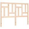 vidaXL Bed Frame without Mattress Double Solid Wood Pine