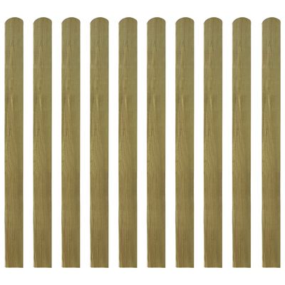 vidaXL 30 pcs Impregnated Fence Slats Wood 120 cm