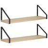 vidaXL Wall Shelves 2 pcs Sonoma Oak 50 x 16 x 15.5 cm