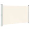 vidaXL Patio Retractable Side Awning 180x314 cm Cream