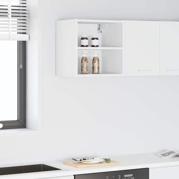 vidaXL Hanging Cabinet White 40 x 29.5 x 40 cm Engineered Wood