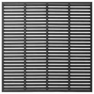 vidaXL Louver Fence WPC 180x180 cm Grey