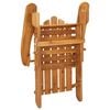 vidaXL 3 Piece Adirondack Garden Lounge Set Solid Wood Acacia