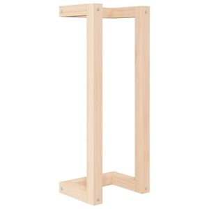 vidaXL Towel Rack | Natural pine | Solid pine wood | 23x18x60 cm | Wall mounting