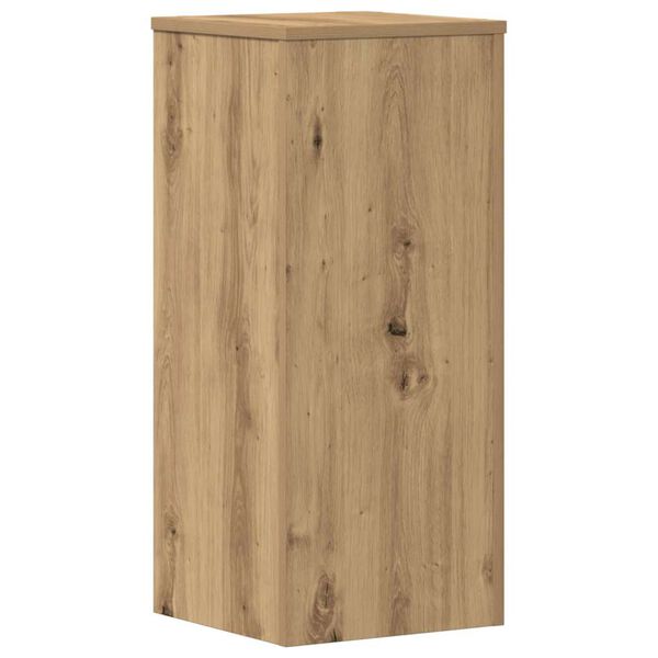 vidaXL Plant Stands 2 pcs Artisan Oak 30x30x70 cm Engineered wood