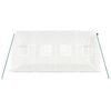 vidaXL Greenhouse with Steel Frame White 8 m&sup2; 4x2x2 m