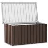 vidaXL Garden Storage Box Brown 129x67x65 cm