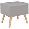 vidaXL Bedside Cabinet Grey 40x35x40 cm Fabric
