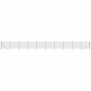 vidaXL Wire Mesh Fence Anthracite 1.4x25 m Galvanised Steel