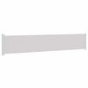 vidaXL Patio Retractable Side Awning 117x614 cm Grey