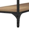 vidaXL Console Table Artisan oak 100 x 29 x 75 cm Engineered wood