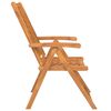 vidaXL Reclining Garden Chairs 3 pcs Solid Wood Acacia