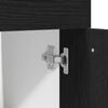 vidaXL Hanging Cabinet Black Oak 30 x 46 x 81.5 cm Engineered Wood