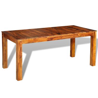 vidaXL Dining Table Solid Sheesham Wood 180x85x76 cm