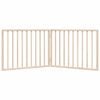 vidaXL Dog Gate Foldable 2 Panels 160 cm Poplar Wood