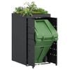 vidaXL Wheelie Bin Storage with Planter Roof for Single 240L Bin