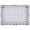 vidaXL Multi-drawer Organiser with 64 Drawers 52x16x37.5 cm