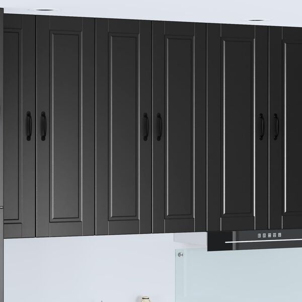 vidaXL Kitchen Cabinet Black 60 x 31 x 100 cm Engineered Wood