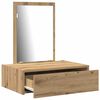 vidaXL Dressing Table Brown 60 x 40 x 70 cm Engineered Wood