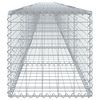 vidaXL Gabion Basket with Cover 1000x50x50 cm Galvanised Iron