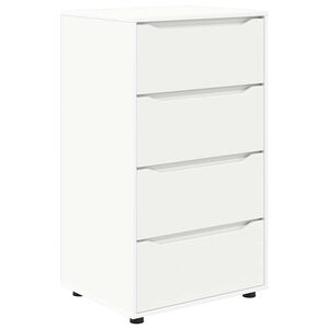 vidaXL Storage Cabinets 2 pcs White 60 x 48 x 105 cm Engineered Wood