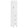 vidaXL Cabinet Set 2 pcs 33 x 34.5 x 90 cm Engineered Wood White