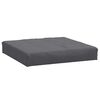 vidaXL Pallet Cushion Melange Anthracite 60x60x9.5 cm Fabric