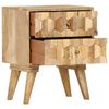 vidaXL Bedside Cabinet 40x30x50 cm Solid Mango Wood