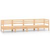 vidaXL 4 Piece Garden Lounge Set Solid Pinewood
