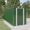 vidaXL Garden Shed Green 192x523x223 cm Galvanised Steel
