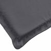vidaXL Sun Lounger Cushion Anthracite 180x60x4 cm Oxford Fabric