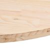vidaXL Table Top 90x45x2.5 cm Solid Wood Pine Oval