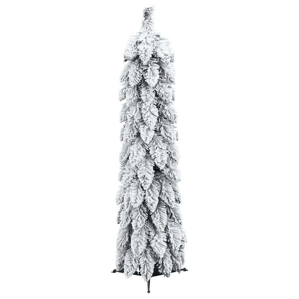 vidaXL Artificial Pre-lit Christmas Tree with 30 LEDs and Flocked Snow 60 cm