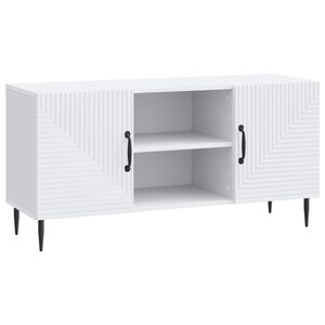 vidaXL TV Cabinet White 102 x 34.5 x 50 cm Engineered Wood