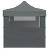 vidaXL Folding Pop-up Partytent with Sidewalls 3x6 m Anthracite