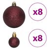 vidaXL Christmas Baubles 100 pcs Champagne and Brown 3 / 4 / 6 cm
