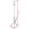 Metal White Coat Stand