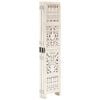 vidaXL Hand carved 5-Panel Room Divider White 200x165 cm Solid Mango Wood