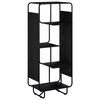 vidaXL Highboard Black Oak 60 x 37.5 x 144 cm Engineered Wood