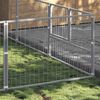 vidaXL Dog Kennel Silver 24 m&sup2; Steel