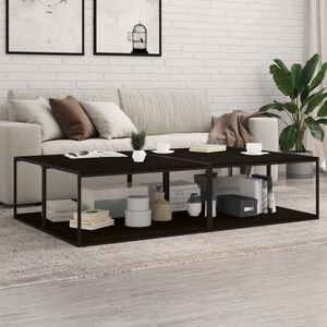 vidaXL Bookshelf Boards 8 pcs Black 80x50x1.5 cm Engineered Wood