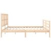 vidaXL Bed Frame without Mattress Super King Size Solid Wood