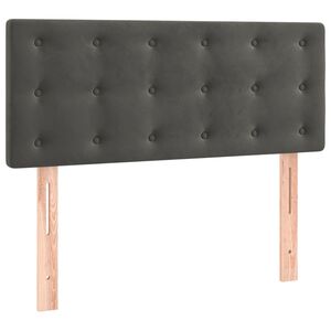 vidaXL Headboard Dark Grey 100 cm Velvet
