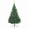 vidaXL Artificial Half Christmas Tree with Stand Green 210 cm PVC