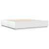 vidaXL Bed Frame without Mattress White 180x200 cm Super King